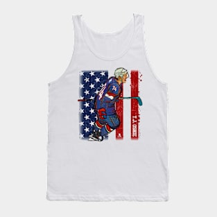 T.J. Oshie Washington Sketch Flag Tank Top